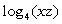 Write the logarithm in expanded form.   A)    B)    C)    D)   