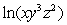 Write the logarithm in expanded form.   A)    B)    C)    D)   