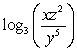 Write the logarithm in expanded form.   A)    B)    C)    D)   