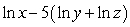 Express as a single logarithm.   A)    B)    C)    D)   