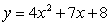 Find the x-intercepts of the parabola:   A)  No x-intercepts B)  (-4,0) ,   C)  (0,-4) ,   D)  (0,-4) ,   E)  (4,0) ,  
