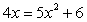 Write the quadratic equation below in standard form with a positive coefficient of x<sup>2</sup>.   A)    B)    C)    D)    E)   