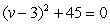 Solve by taking square roots:   A)    B)    C)    D)    E)   