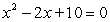 Solve by completing the square:   A)  -4, -2 B)  1 - 3i, 1 + 3i C)  1 - 3i, -1 + 3i D)  -3i, 3i E)  4, -2