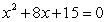 Solve by using the quadratic formula:   A)    B)    C)    D)    E)  None of the above