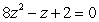 Use the discriminant to determine whether the quadratic equation below has one real number solution, two real number solutions, or two complex number solutions.   A)  Two real B)  One real C)  Two complex
