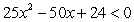 Solve the following inequality:   A)    B)    C)    D)    E)   