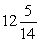 Write   % as a fraction. A)    B)    C)    D)    E)   