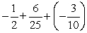 Add the following rational numbers.   A)    B)    C)    D)    E)   