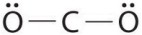 Which of the following is the Lewis structure of CO<sub>2</sub>? A)    B)    C)    D)    E)   