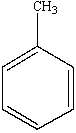 Which of the following is the structure of toluene? A)    B)    C)    D)    E)   