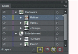 When you click the Create New Layer button, what happens?  