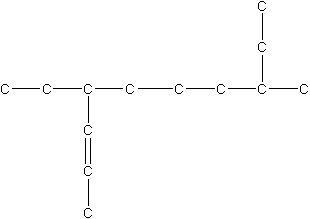The correct name for the compound below is 4,8-diethyl-2-nonene.  
