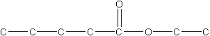 Give the proper name for the molecule below.   A)  Ethyl pentyl ketone B)  Pentyl ethanal C)  Ethyl pentyl ether D)  Ethyl pentanoate E)  Methyl butanoic acid