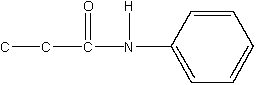 Give the proper name for the molecule below.   A)  Phenal propanamide B)  Phenyl propanamide C)  Propyl benzylamide D)  Benzyl butanamide E)  Benzyl proanamide
