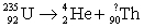 Complete the reaction.   A)  230 B)  231 C)  232 D)  233 E)  234
