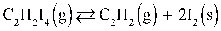 What is the correct expression for the concentration of [C<sub>2</sub>H<sub>2</sub>I<sub>4</sub>] in this reaction?   A)    B)    C)    D)    E)   