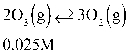 Which of the following is the right ICE chart for the reaction below?   A)    B)    C)    D)    E)   