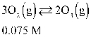 If concentration is defined as x, formulate K<sub>eq</sub> for the reaction given below.   A)    B)    C)    D)    E)   
