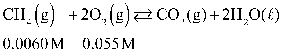 If concentration is defined as x, formulate K<sub>eq</sub> for the reaction given below.   A)    B)    C)    D)    E)   