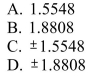 Using the z-table (Table E), find the critical value (or values) for an , two-tailed test.