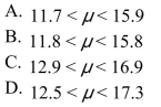 A lawyer researched the average number of years served by 45 different judges on the Supreme Court. The average number of years served was 13.8 years with a standard deviation of 7.3 years. What is the 95% confidence interval for the average number of years served by all Supreme Court judges?