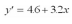 The equation of a regression line is   .What is the intercept of this line? A) -4.6 B) 3.2 C) 4.6 D) 0