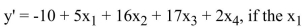 In a multiple regression model   value changes by 2, then the predicted value for y will change by A) 10 B) 32 C) 0 D) 30
