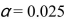 The critical value for a one-tailed right F -test is 2.57, when   the degrees of freedom for the numerator = 15, and the degrees of freedom for the denominator = 20.