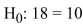 Is the statement   a valid null hypothesis? A) Yes, this is a statement that compares a parameter to a value B) Yes, this is a statement that compares two parameters C) No, equalities are not permitted in a null hypothesis D) No, there is no parameter contained in this statement