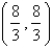 <strong>Let D be a region bounded by a simple closed path C in the xy. Then the coordinates of the centroid   where A is the area of D.Find the centroid of the triangle with vertices (0, 0), (   , 0) and (0,   ).</strong> A)   B)   C)   D)   E)   <div style=padding-top: 35px> 