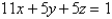 <strong>Find an equation of the plane with x-intercept , y-intercept and z-intercept .</strong> A) B) C) D) E)