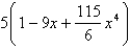 Use multiplication or division of power series to find the first three nonzero terms in the Maclaurin series for the function.   A)    B)    C)    D)    E)   
