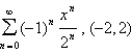 Find a power series representation for the function and determine the interval of convergence.   A)    B)    C)    D)    E)   