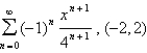 Find a power series representation for the function and determine the interval of convergence.   A)    B)    C)    D)    E)   