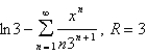 Find a power series representation for the function and determine the radius of convergence.   A)    B)    C)    D)    E)   