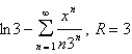 Find a power series representation for the function and determine the radius of convergence.   A)    B)    C)    D)    E)   
