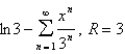 Find a power series representation for the function and determine the radius of convergence.   A)    B)    C)    D)    E)   