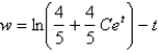 <strong>Solve the differential equation. </strong> A) B) C) D) E)