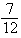 <strong>Find the area of the shaded region.<sub> </sub> <sub> </sub></strong> A)7 B) C) D)