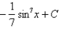 <strong>Evaluate the indefinite integral. </strong> A) B) C) D) E)