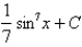 <strong>Evaluate the indefinite integral. </strong> A) B) C) D) E)