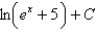 <strong>Evaluate the indefinite integral. </strong> A) B) C) D) E)