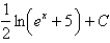 <strong>Evaluate the indefinite integral. </strong> A) B) C) D) E)
