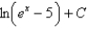 <strong>Evaluate the indefinite integral. </strong> A) B) C) D) E)