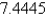 Use the linear approximation of the function   at   to approximate the number   . A)    B)    C)    D)    E)   