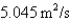  Two sides of a triangle are   m and   m in length and the angle between them is increasing at a rate of   rad/s. Find the rate at which the area of the triangle is increasing when the angle between the sides of fixed length is    \Omega  . A)    B)    C)    D)    E)    
