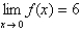 Choose an equation from the following that expresses the fact that a function f is continuous at the number   . A)    B)    C)    D)    E)   