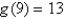 If f and g are continuous functions with   A)    B)    C)    D)    E)   