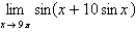 Use continuity to evaluate the limit.   A)    B) 0 C) 1 D)    E)   